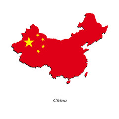 Map of China for your design