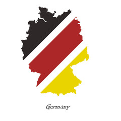 Map of Germany  for your design