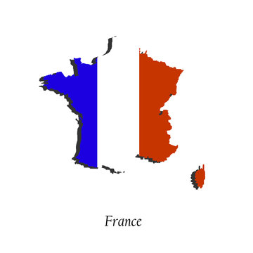 Map of France  for your design