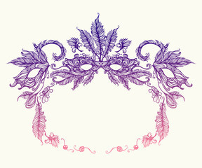 image of carnival mask