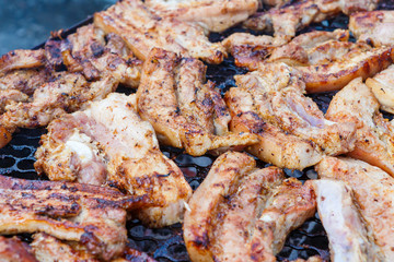 kabob pork grill