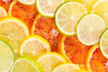 Fototapeta na wymiar citrus mix background