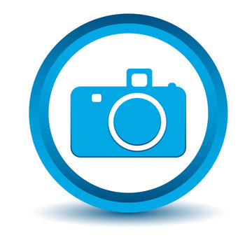 Blue Camera Icon