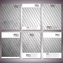 Abstract gray background, triangle design vector. Brochure