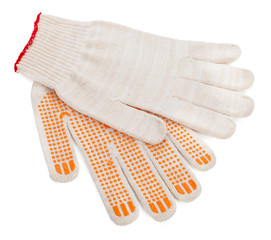work gloves isolated on white background