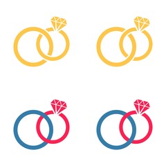 Obraz premium Wedding rings