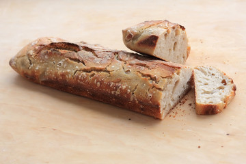 chleb pszenny domowy - ręcznie robiony