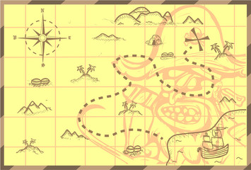 Pirate map
