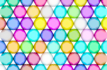 Colorful 3D Sphere Pattern