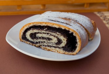 Poppy Strudel  with icing