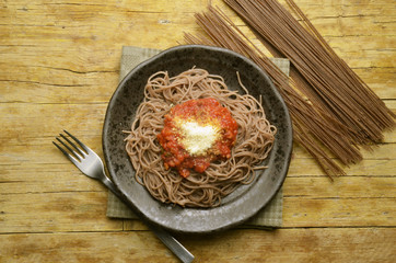 Pasta di grano saraceno integrale bio Buckwheat noodles integral