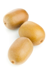 Three whole golden kiwifruit/ kiwi