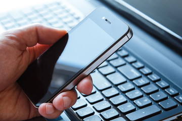 Close up of workplace