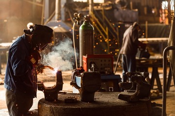 Electricity distribution hall in metal industry