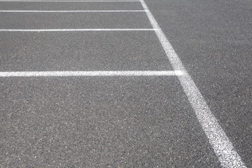 Fototapeta premium Empty Space in a car parking Lot