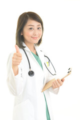 Fototapeta premium 笑顔の女医