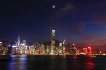 Obraz na płótnie Canvas Hong Kong night view