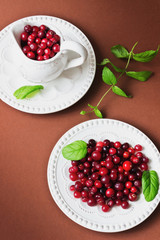 ripe cranberries