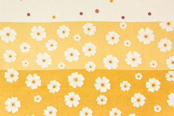 Art fabric flower pattern.
