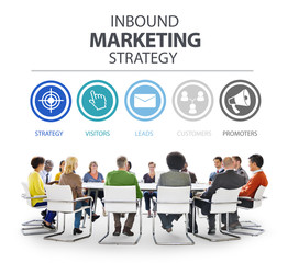 Inbound Marketing Strategy Advertisement Commercial Concept