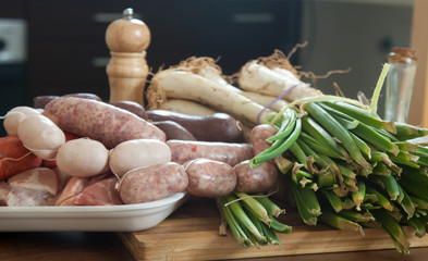 Ingredients for grill