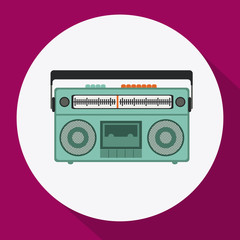 Music design, vector illustration.