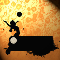 Volleyball background