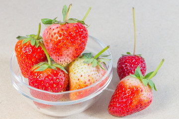 Close up Fresh  Strawberry
