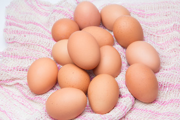 many fresh eggs