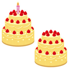 ケーキのイラスト素材