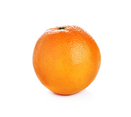 Orange fruit isolated on white background.