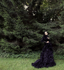 Dark Queen in park