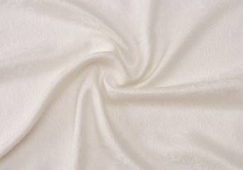 Bright wavy background with light fabric