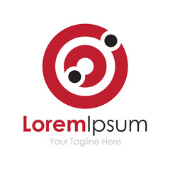 Target holes shooting practice simple business icon logo © maximillion