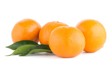 Ripe tangerine or mandarin