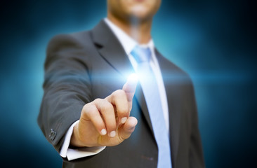 Businessman solution concept