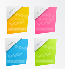 Modern inforgraphics template for banners, website templates and