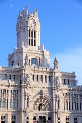 Fototapeta na wymiar Madrid - Cibeles Palace