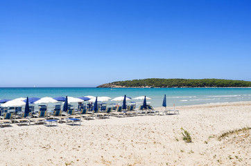Obraz premium Spiaggia di Porto Pino, nel sud Sardegna, Italia