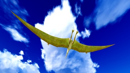 Flying pterodactyl © satori