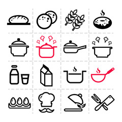 simple kitchen icons