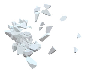 Débris d'explosion vectoriels 1