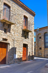 Alleyway. Guardia Perticara. Basilicata. Italy.