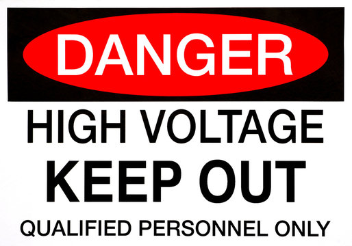 High Voltage Sign