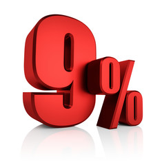 Red 9 Percent