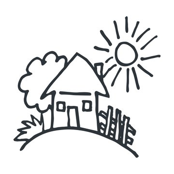 house, landscape