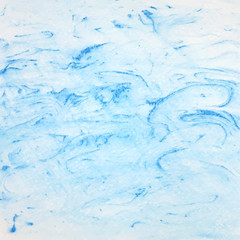 Watercolor blue background. Vector illustration