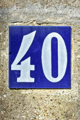 Hausnummer 40