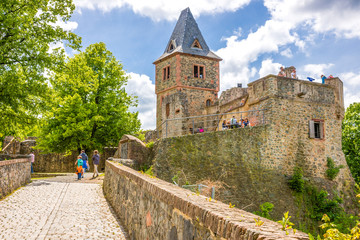 Burg Frankenstein, Darmstadt Eberstadt, Hessen, Deutschland 
