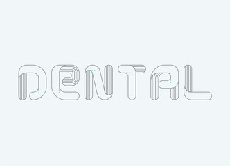 Dental logo vector illustration